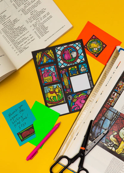 Gentle Thrills Stained Glass Sticker Sheet