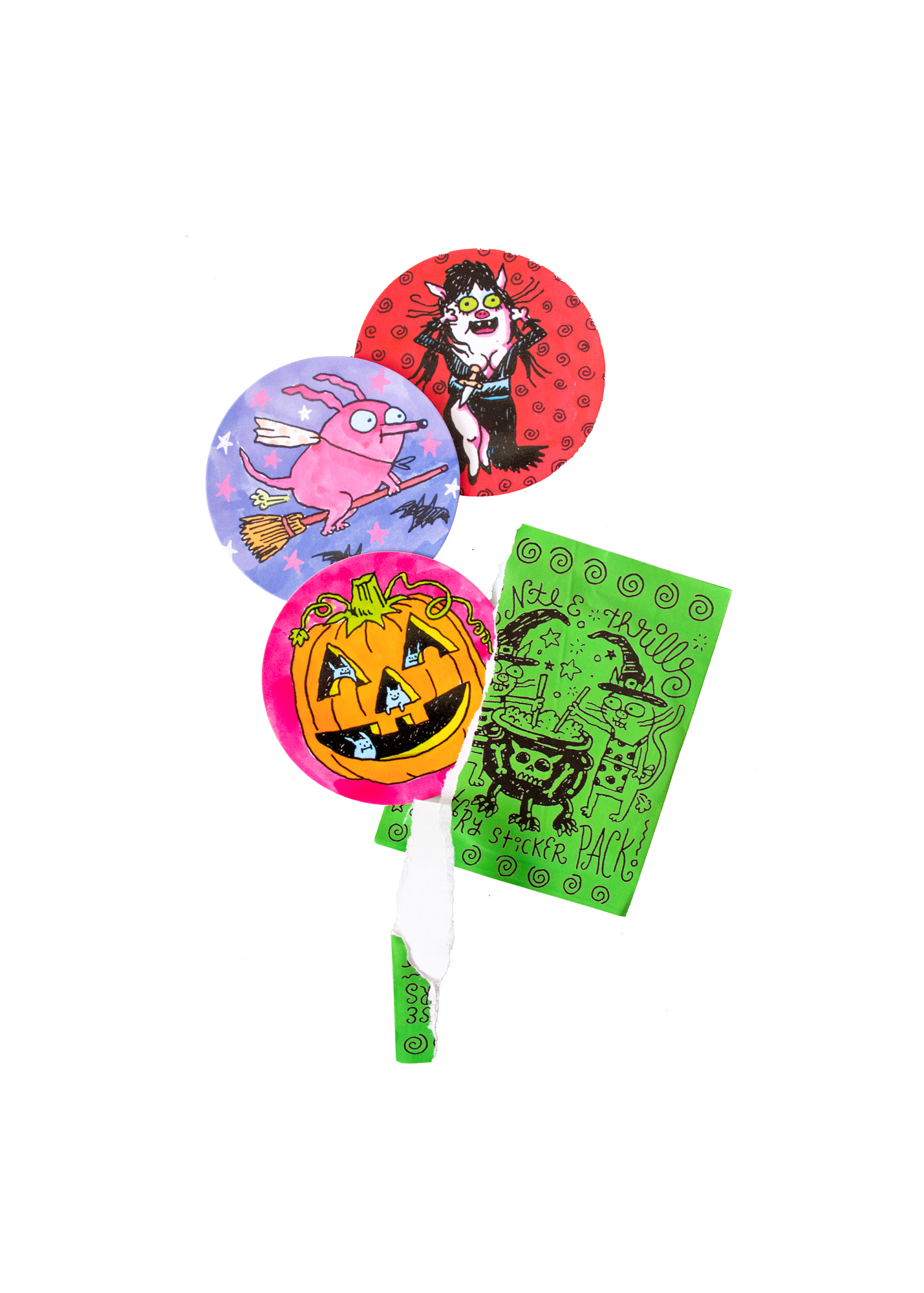 Gentle Thrills Mystery Halloween Sticker Pack