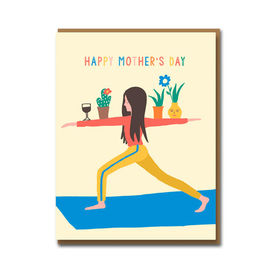 Yoga Mum Card