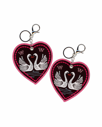 Swans Bag Charm