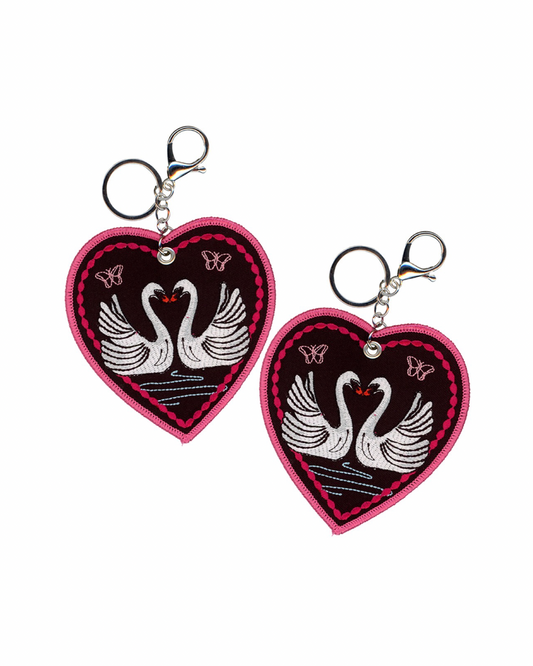 Swans Bag Charm