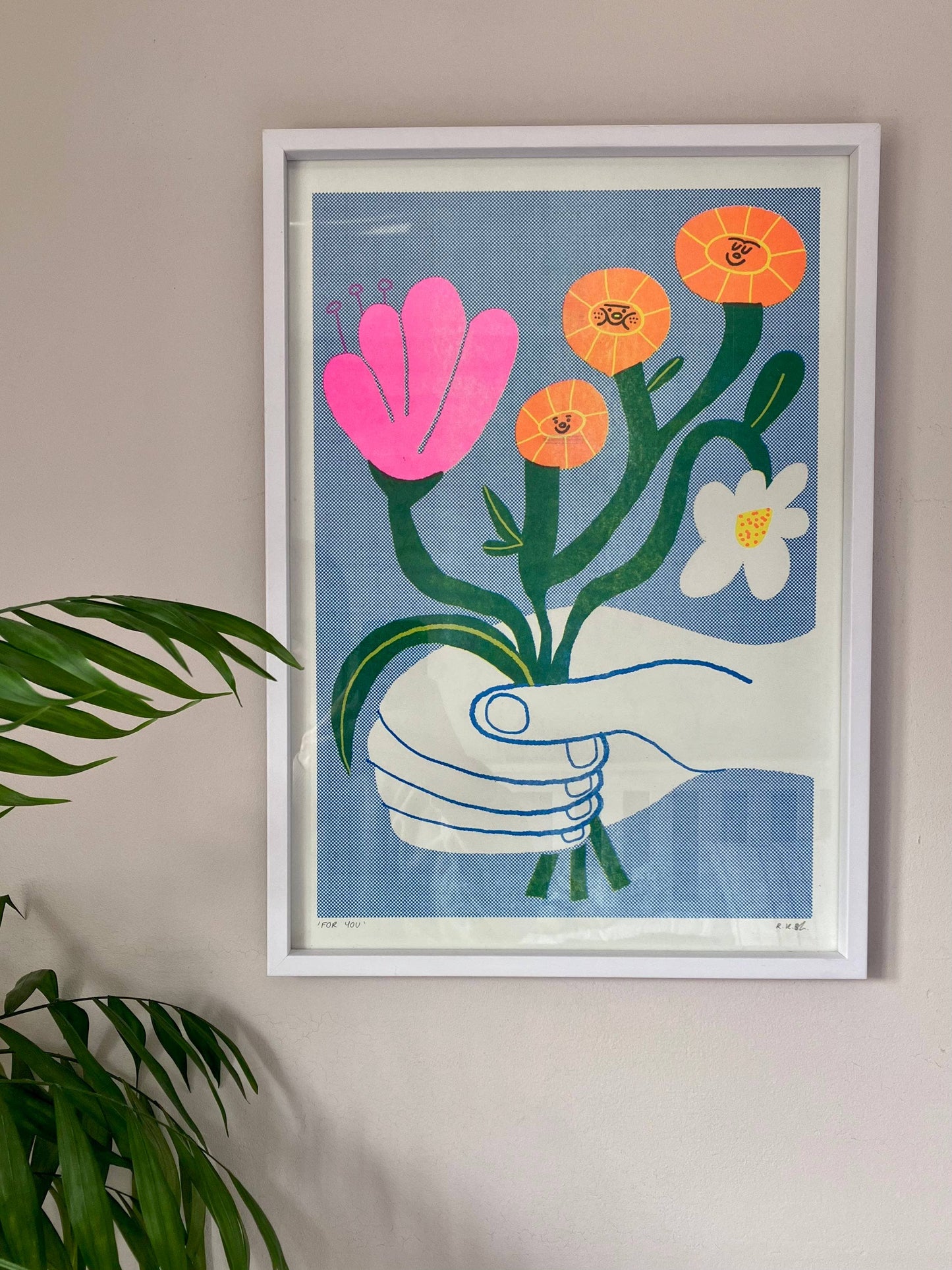 For You A3 Risograph Print