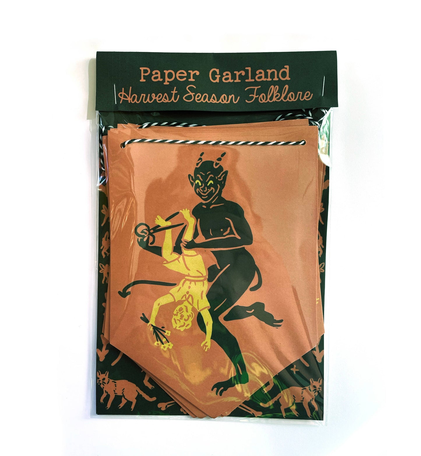 Harvest Season Folklore Paper Garland