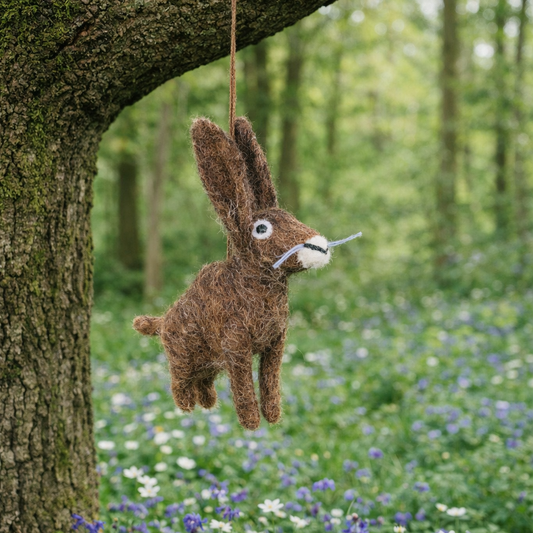 Herbert the Hare Felt Decoration