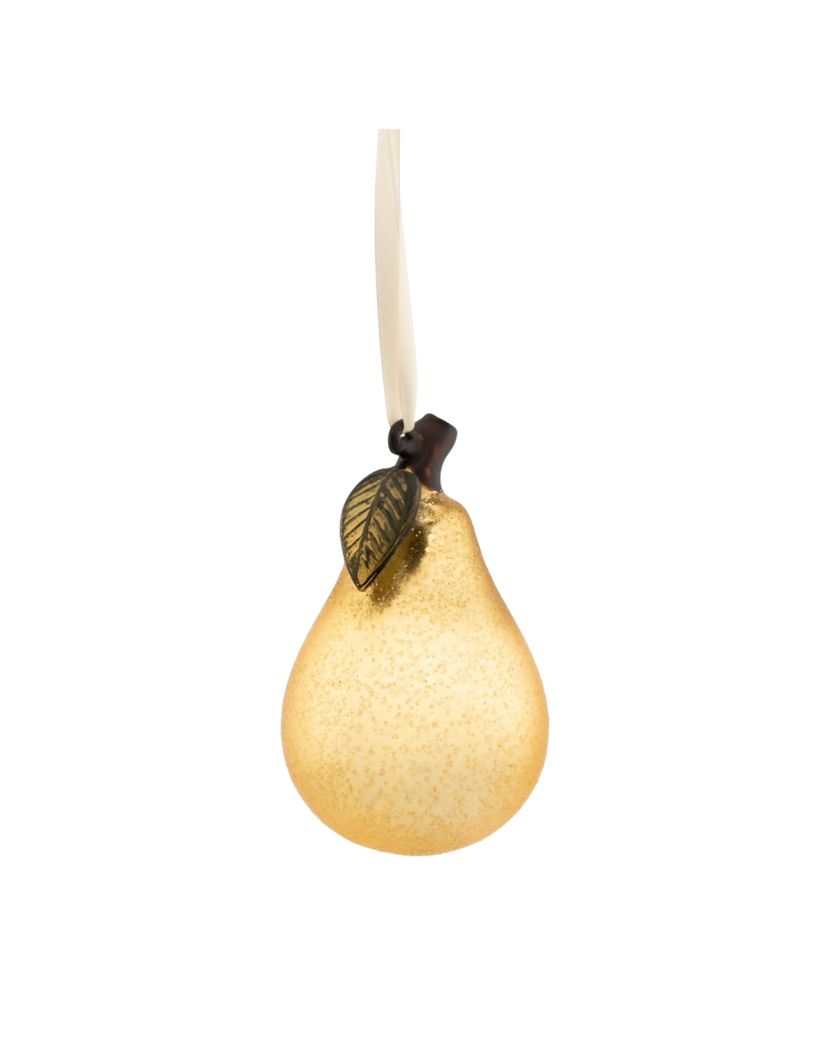 Golden Pear Shaped Bauble