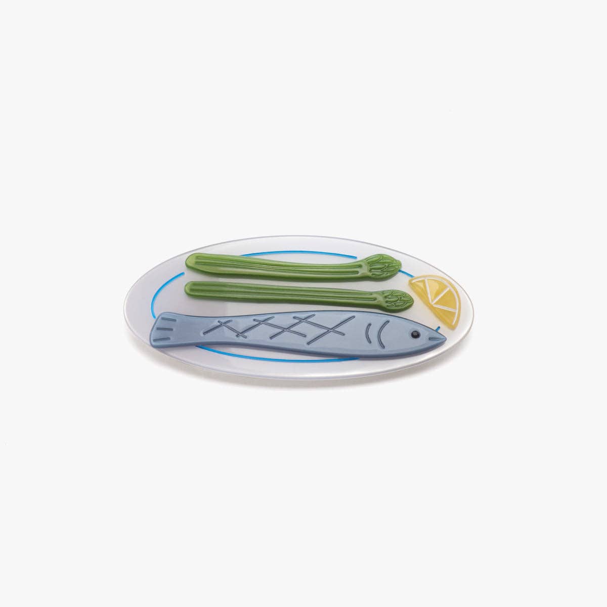 Sardine Plate Barrette