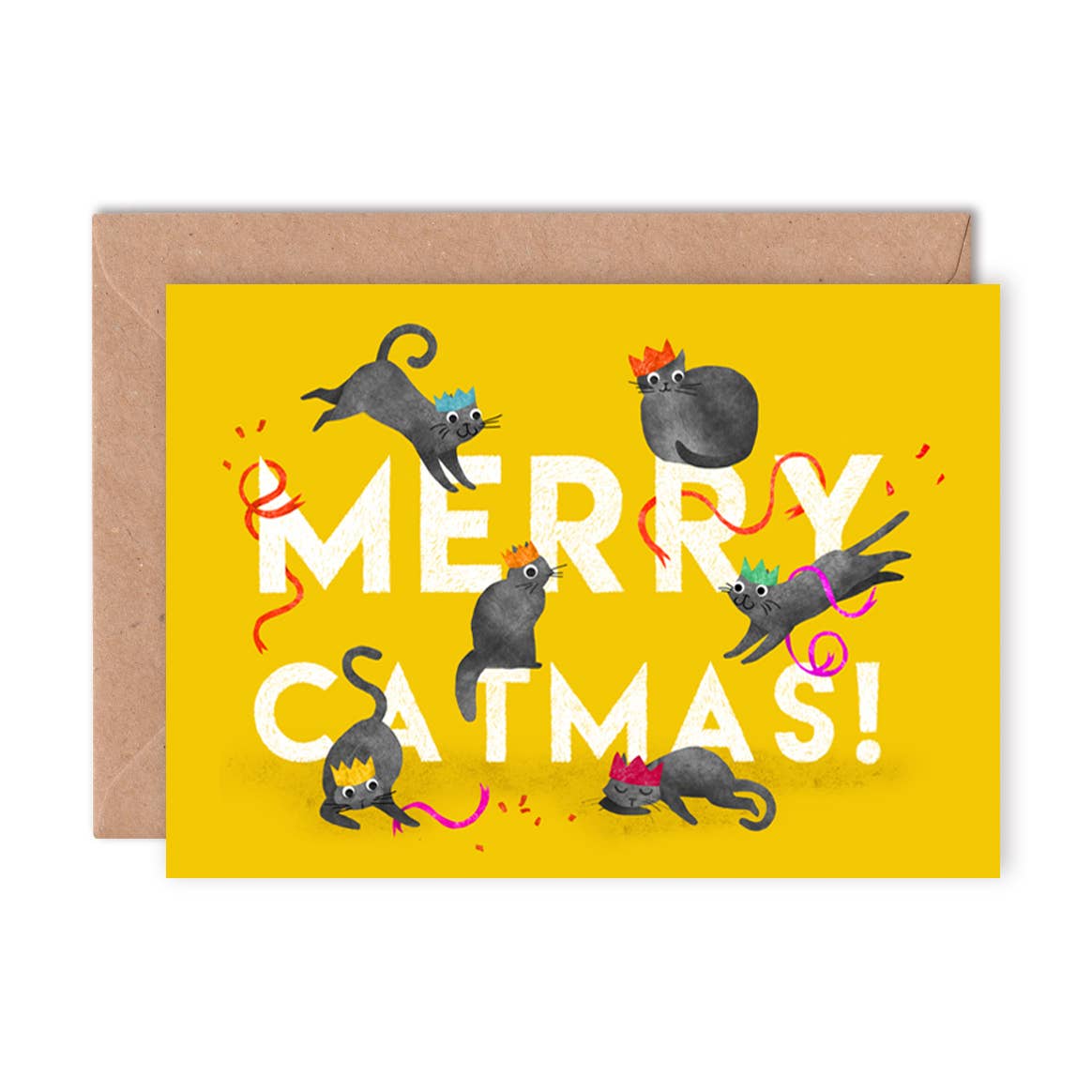 Christmas Cats - Box of 8 Assorted Cards