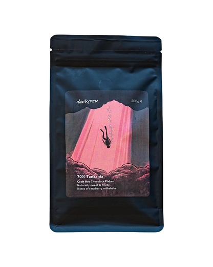 Darkroom 70% Tanzania Hot Chocolate Flakes
