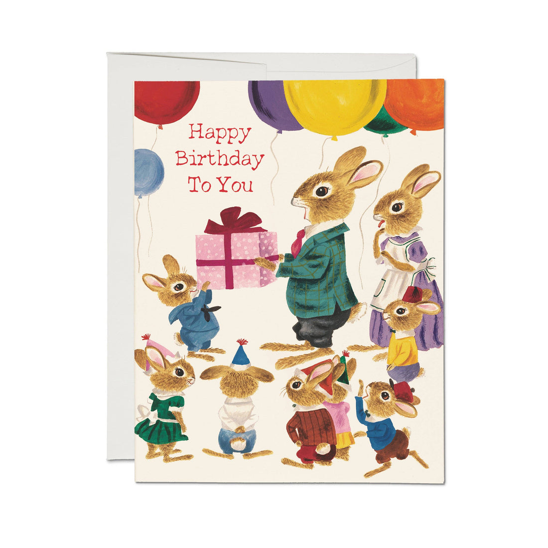Richard Scarry Rabbit Party Card – Elm