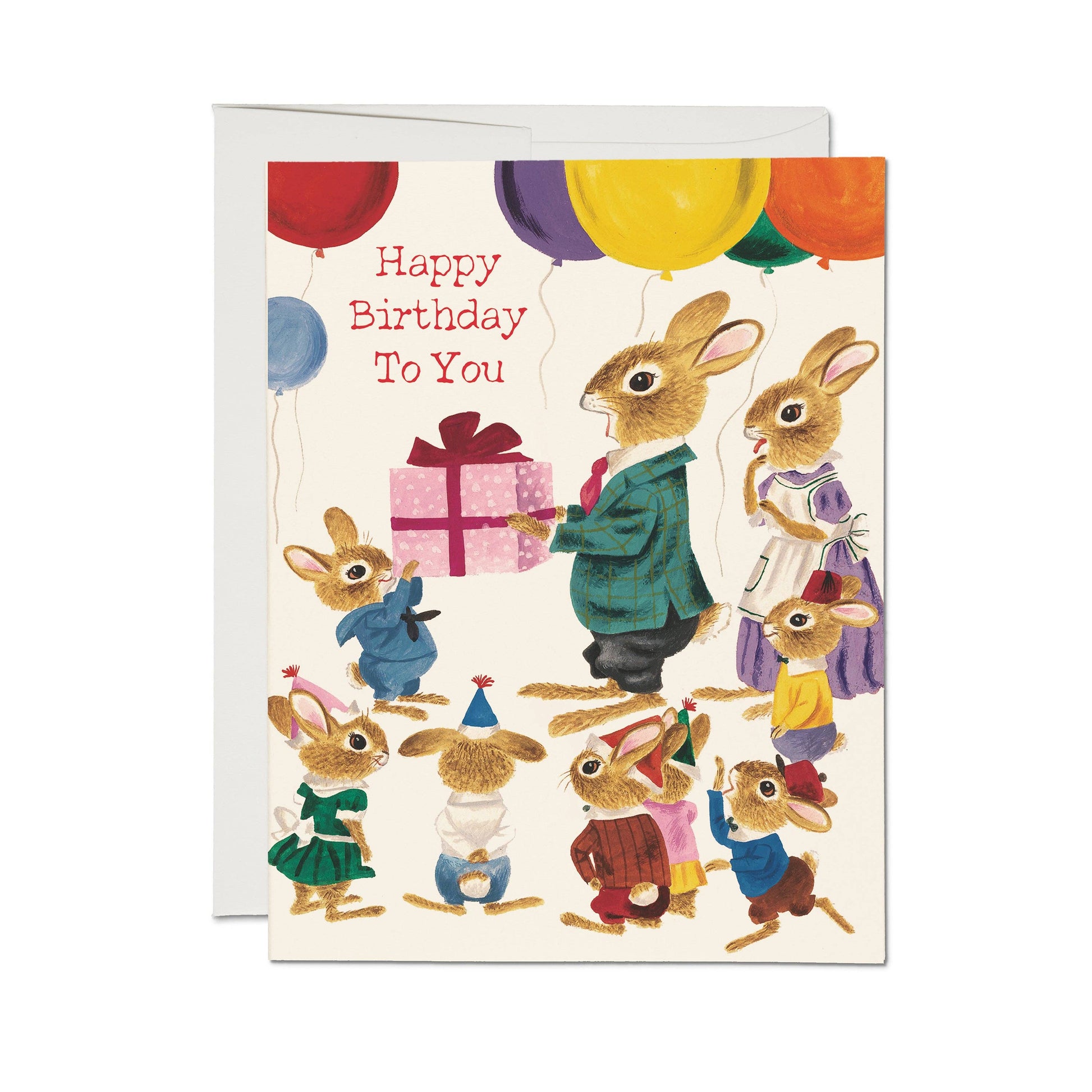 Richard Scarry Rabbit Party Card – Elm
