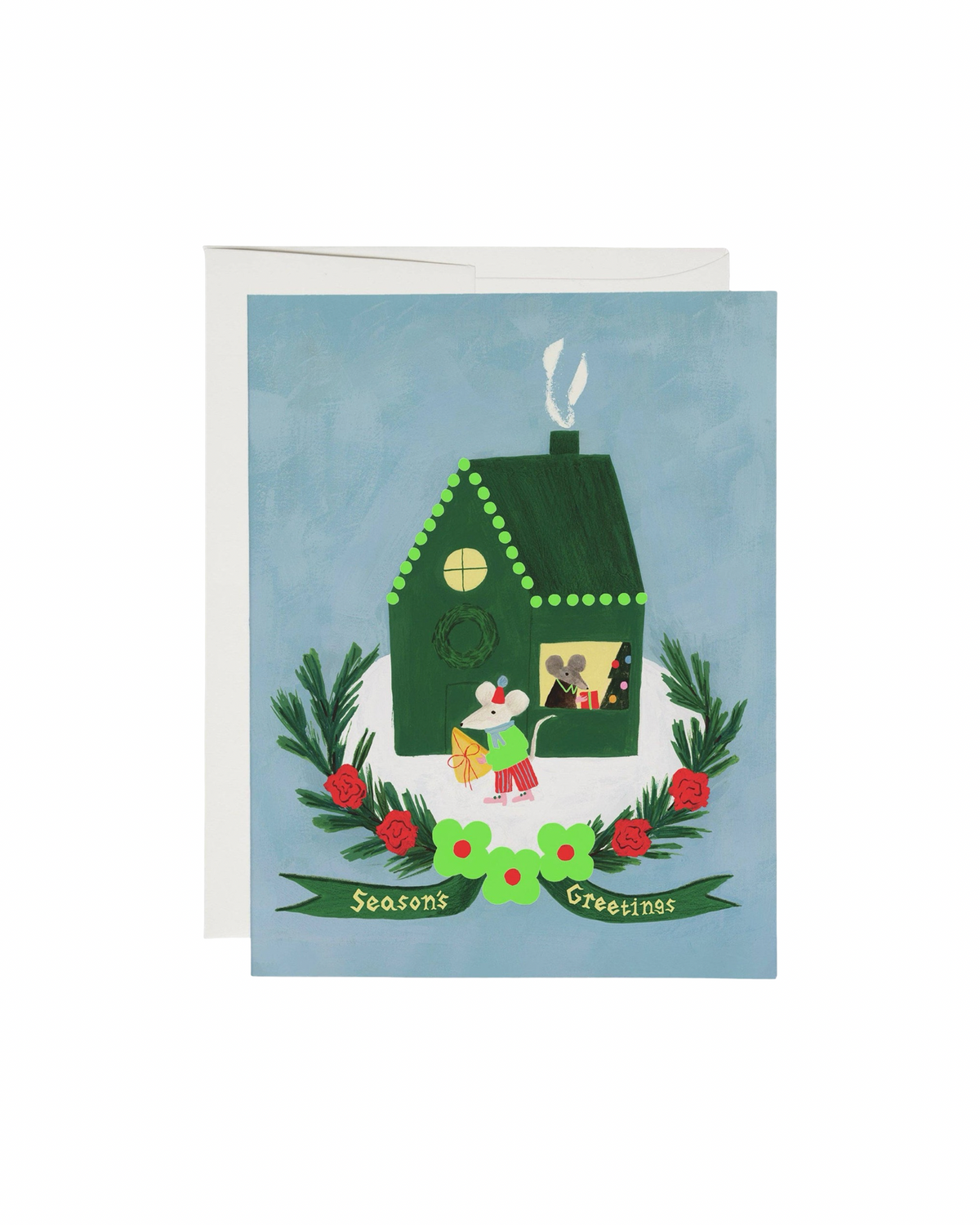 Mouse Tidings Christmas Card