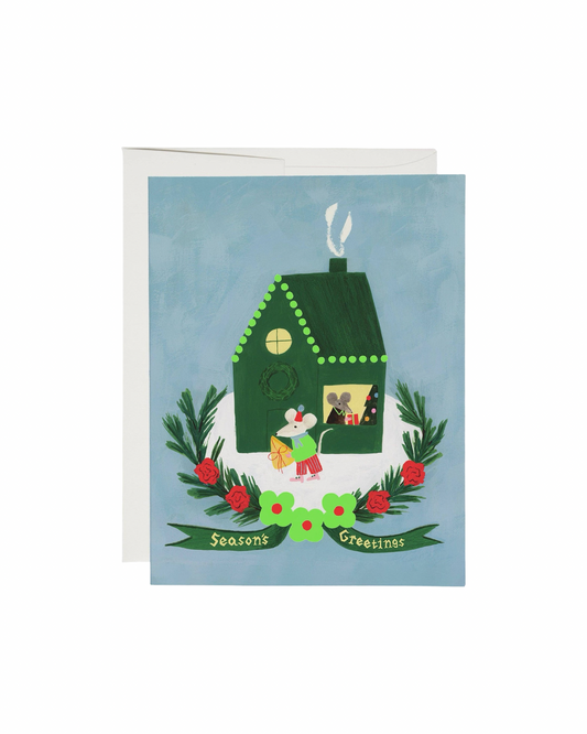Mouse Tidings Christmas Card