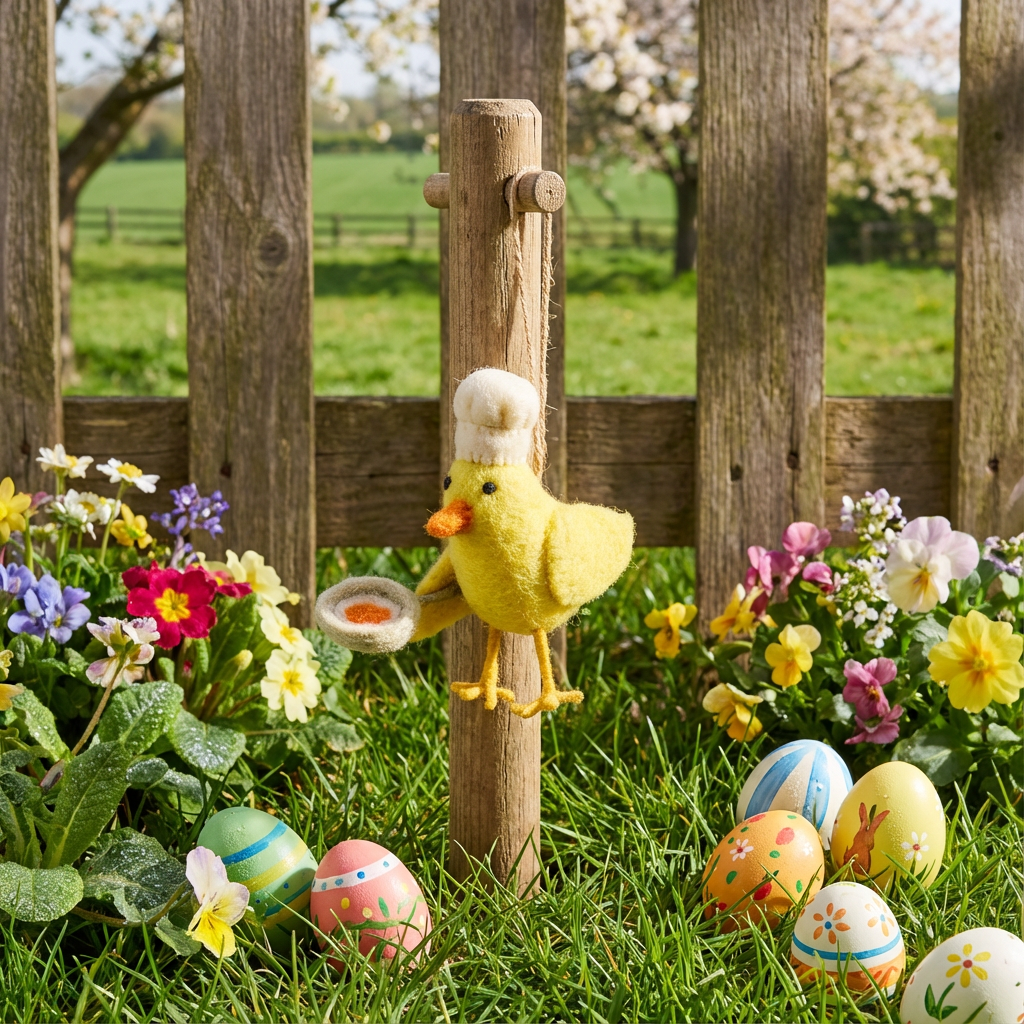 Chick Norris Felt Decoration