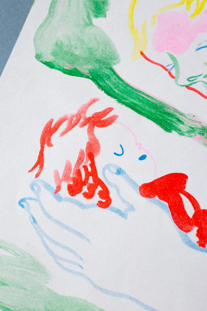 Ponyo - Gaelle Loth A3 Print