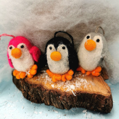Baby Penguin Felt Decoration