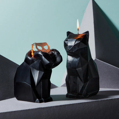 Pyropet Cat Skeleton Candle