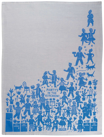 Party In The Kitchen Dish Towel