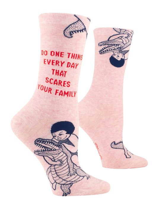 Scares Your Family Women's Crew Socks