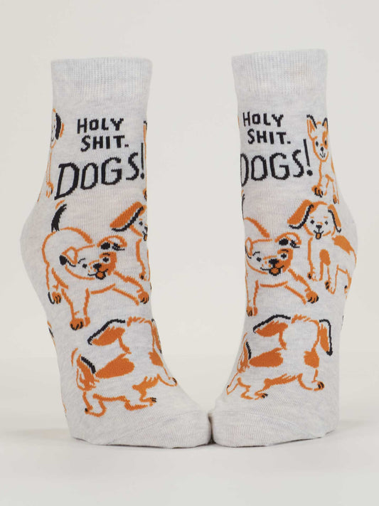 Holy Shit. Dogs! Women's Ankle Socks