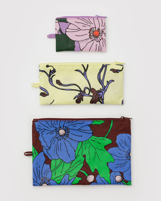 Poppy Mix Flat Pouch