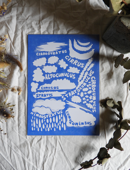 Clouds A4 Print