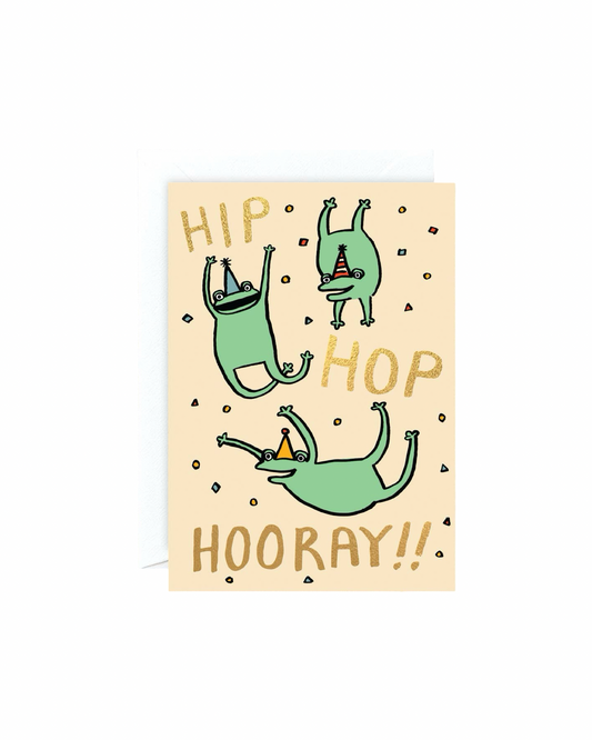 Hip Hop Hooray Greetings Card