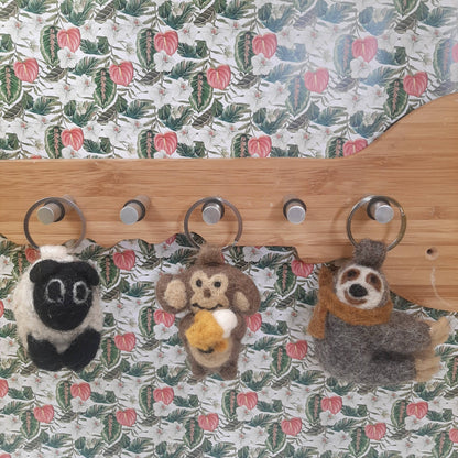 Sheep Felt Keyring