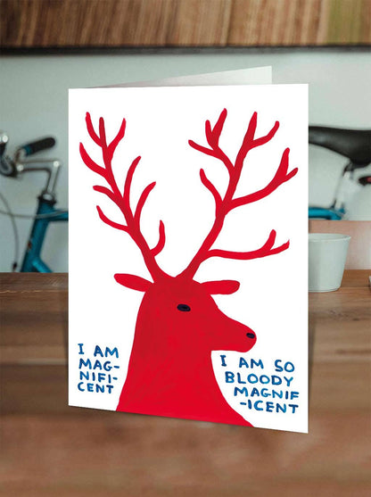Magnificent Deer Christmas Card