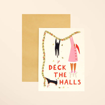 Deck The Halls Christmas Card