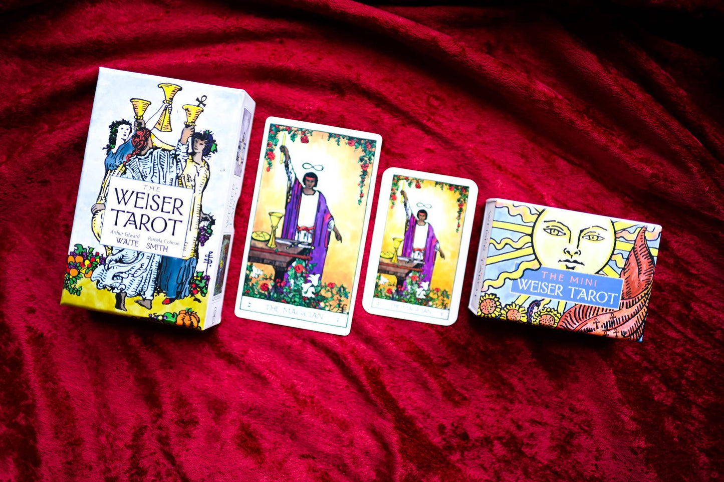Mini Weiser Tarot: Flashcards / English