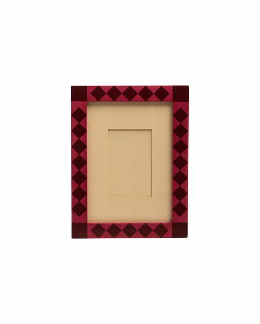 Osteria A6 Photo Frame Burgundy