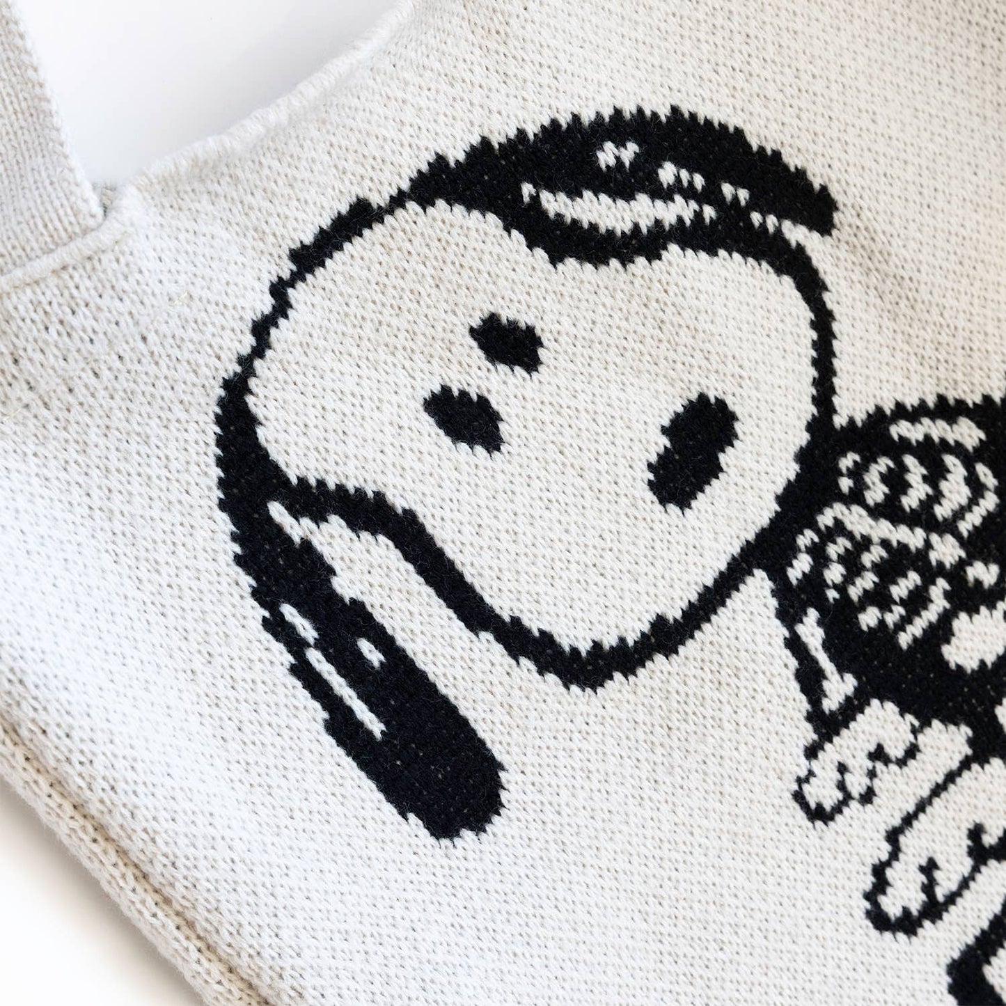 3P4 x Peanuts® Halloween - Snoopy Skeleton Knit Tote