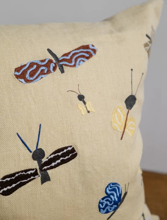 Slända Embroidered Cushion