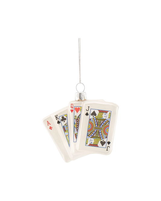 Playing Cards Shaped Bauble