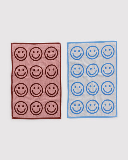 Happy Hand Towels (Set of 2)
