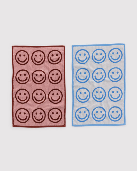 Happy Hand Towels (Set of 2)