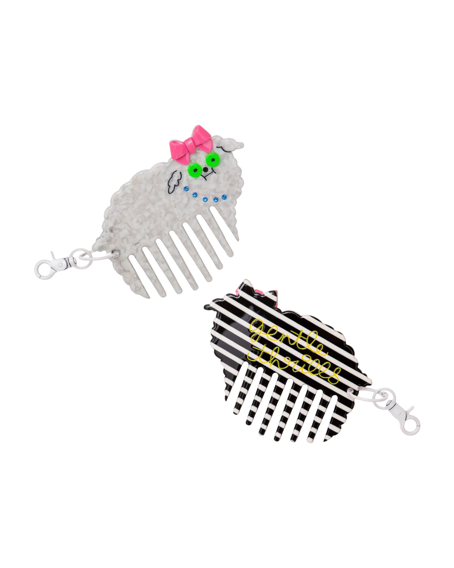 Poodle Comb Bag Charm
