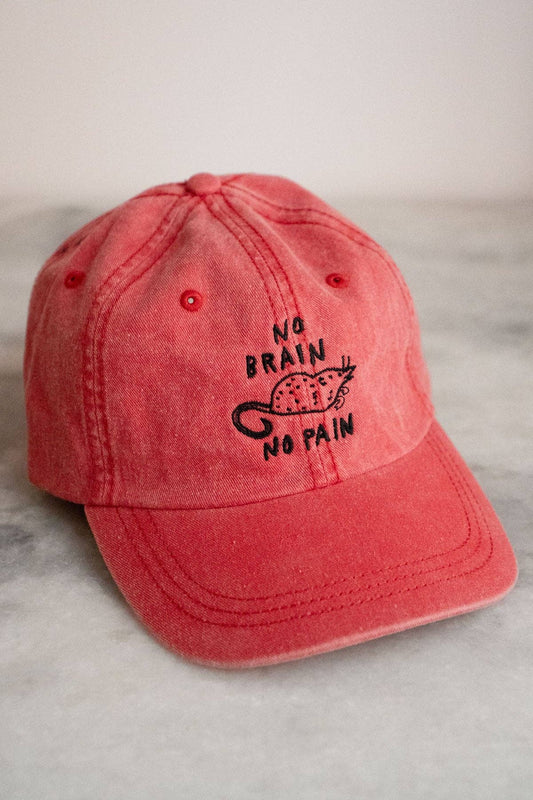 No Brain No Pain Hat