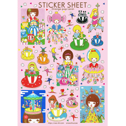 Strange-Pop Land Sticker Sheet