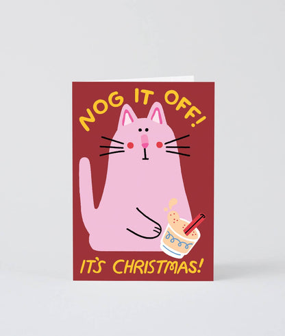 Nog It Off It's Christmas Card