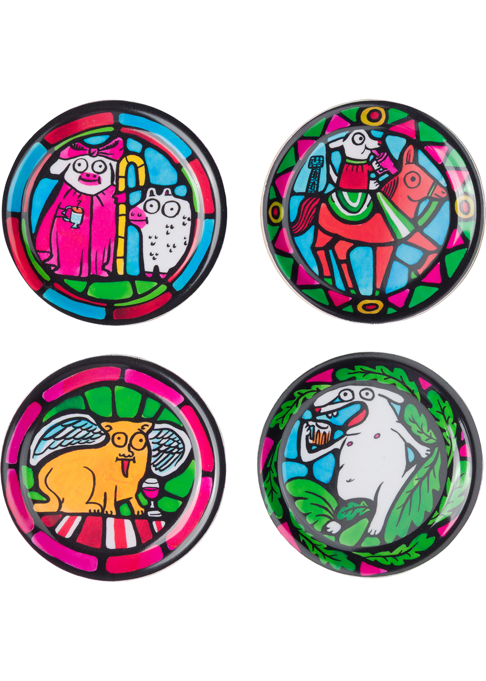 Stained Glass Coasters