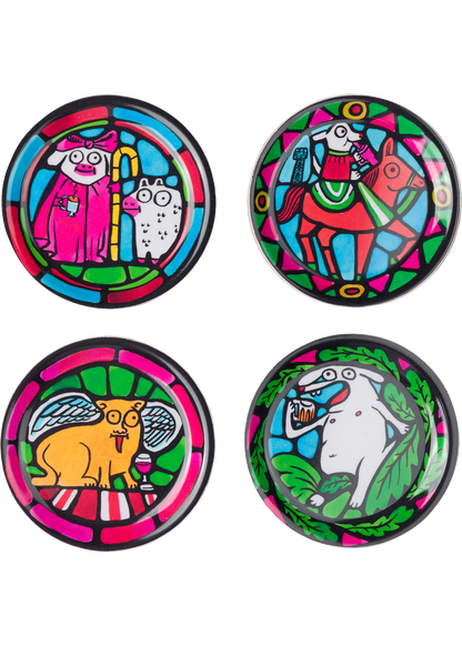 Stained Glass Coasters
