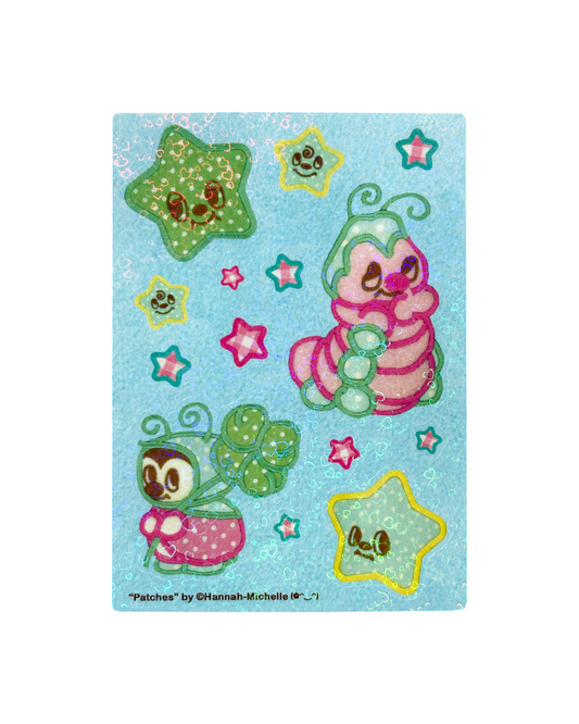 Patches Holo Hearts Sticker Sheet