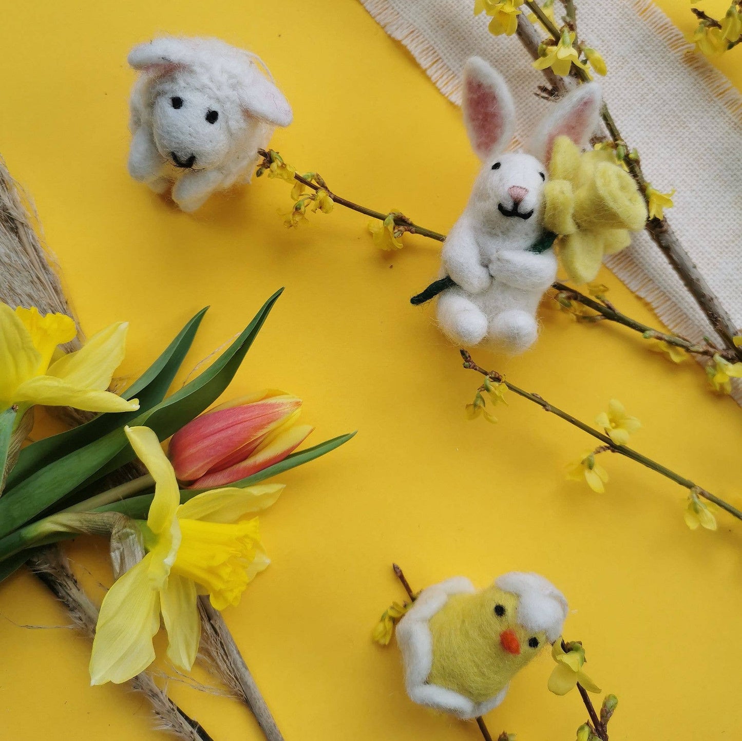 Delilah Bunny Felt Decoration