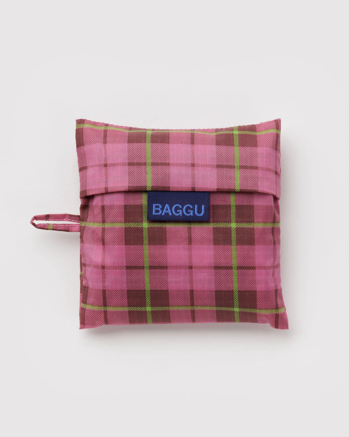 Standard Baggu : Azalea Pink Tartan