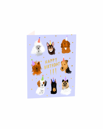 Canine Crew Birthday Card