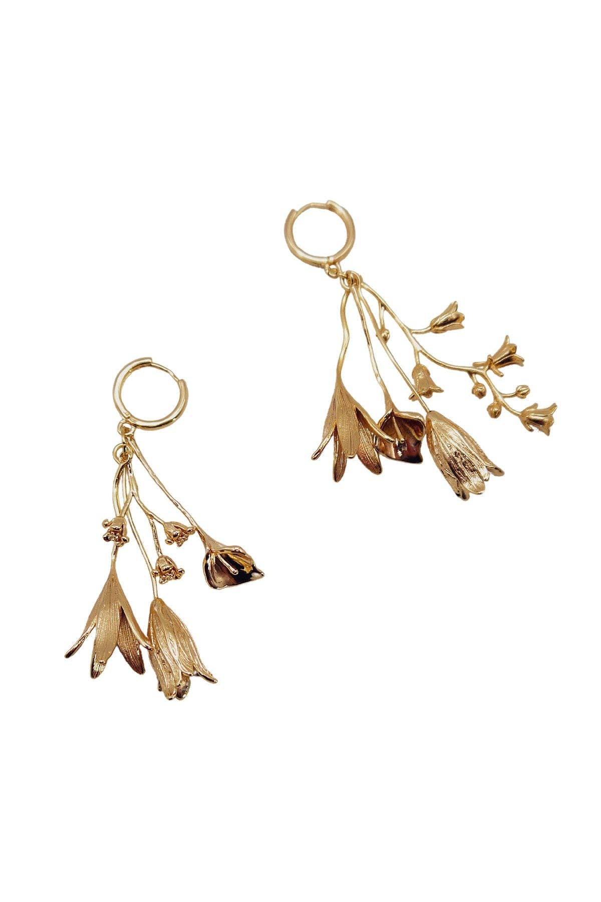 Solstice Bouquet Mini Hoop Earrings