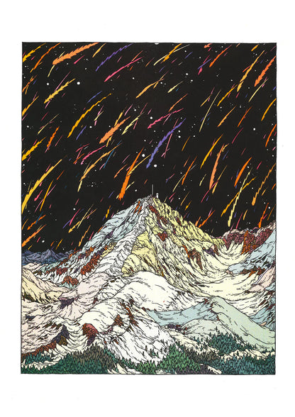 Pic Du Midi - Clement Vuillier A3 Print