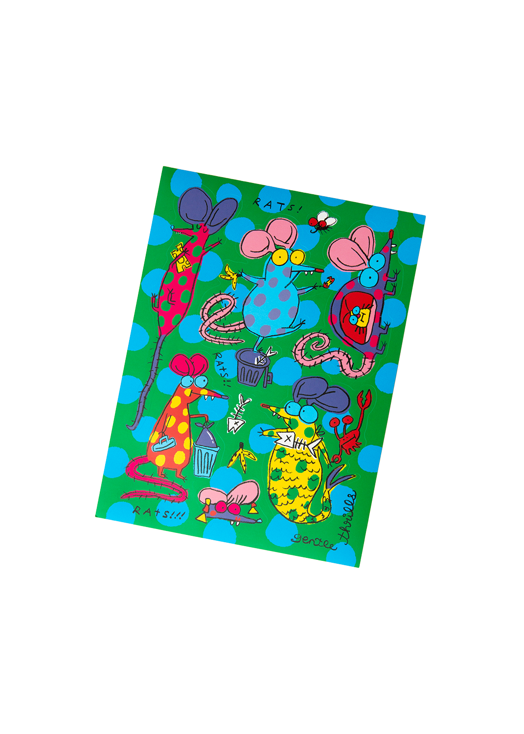 Gentle Thrills Rats Sticker Sheet