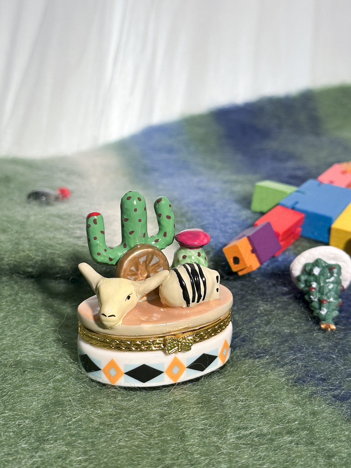 Cactus & Skull Trinket Box